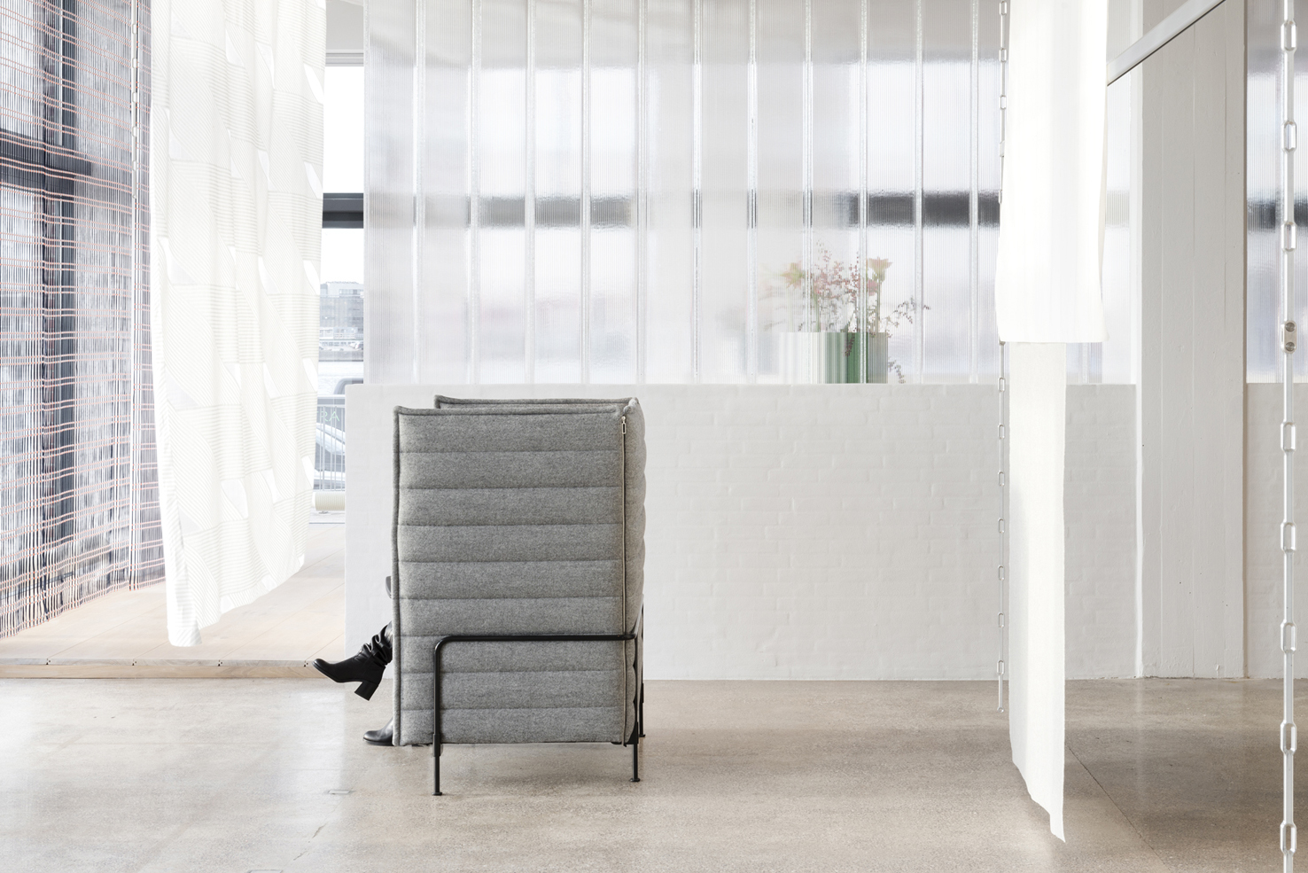 办公沙发|布面沙发|办公家具|设计师家具|alcove 高背沙发